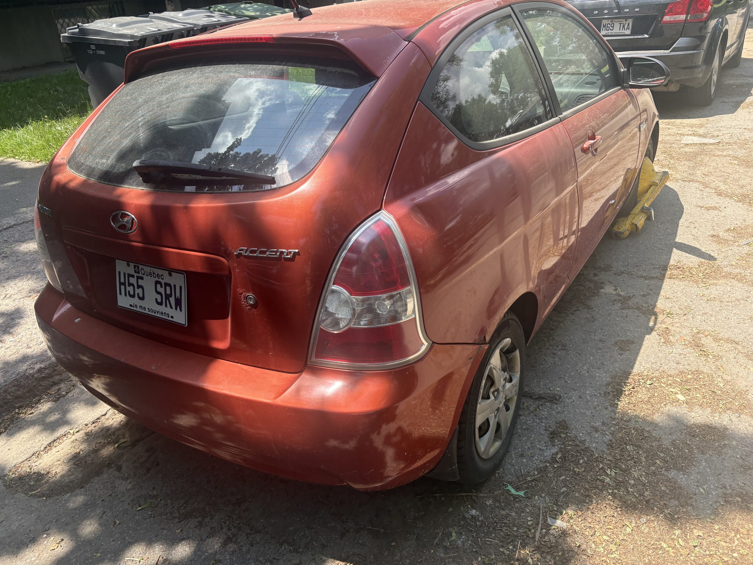FD - HYUNDAI ACCENT 2008 ROUGE (26-1079) - photo 4