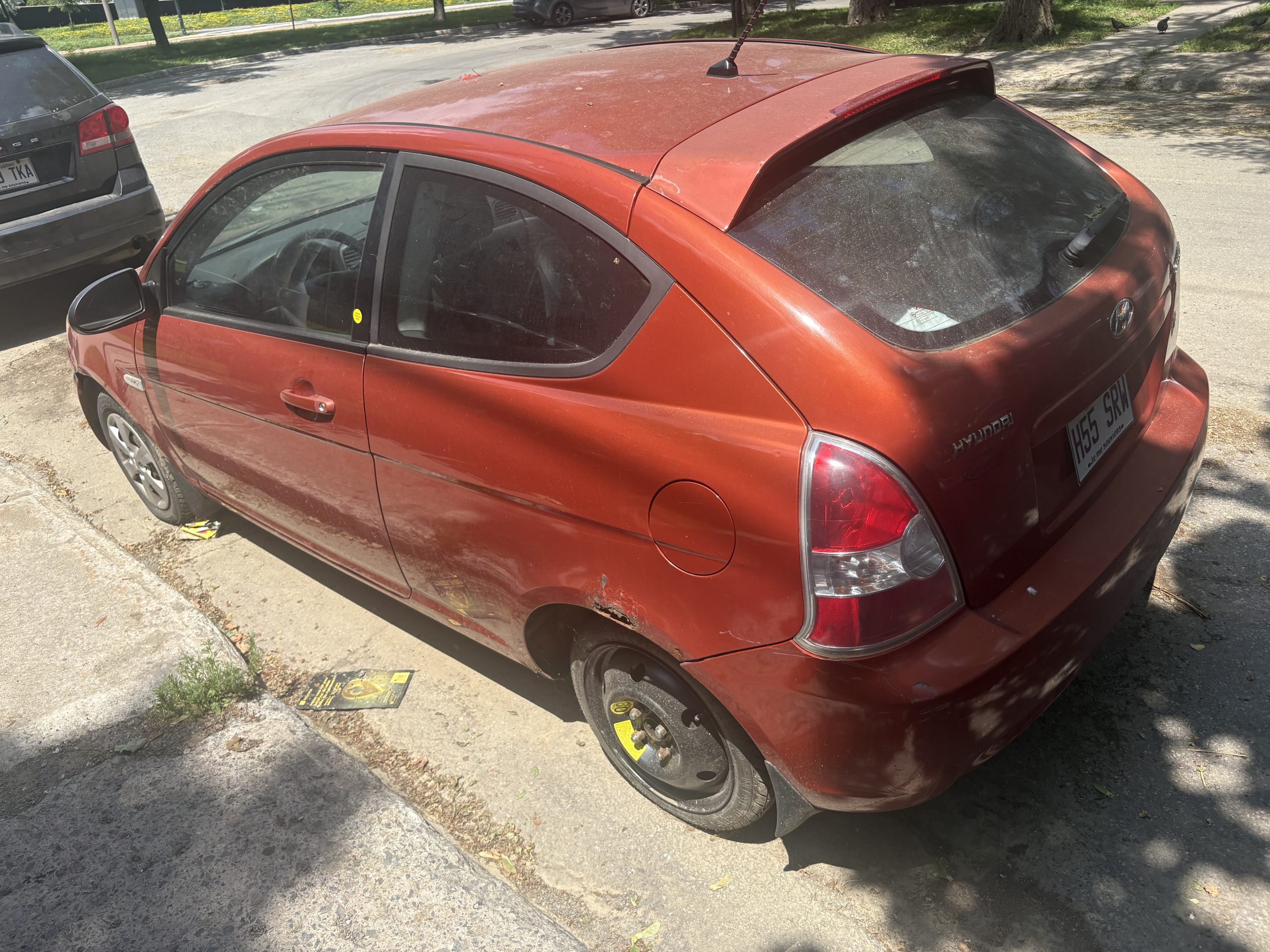 FD - HYUNDAI ACCENT 2008 ROUGE (26-1079) - photo 3