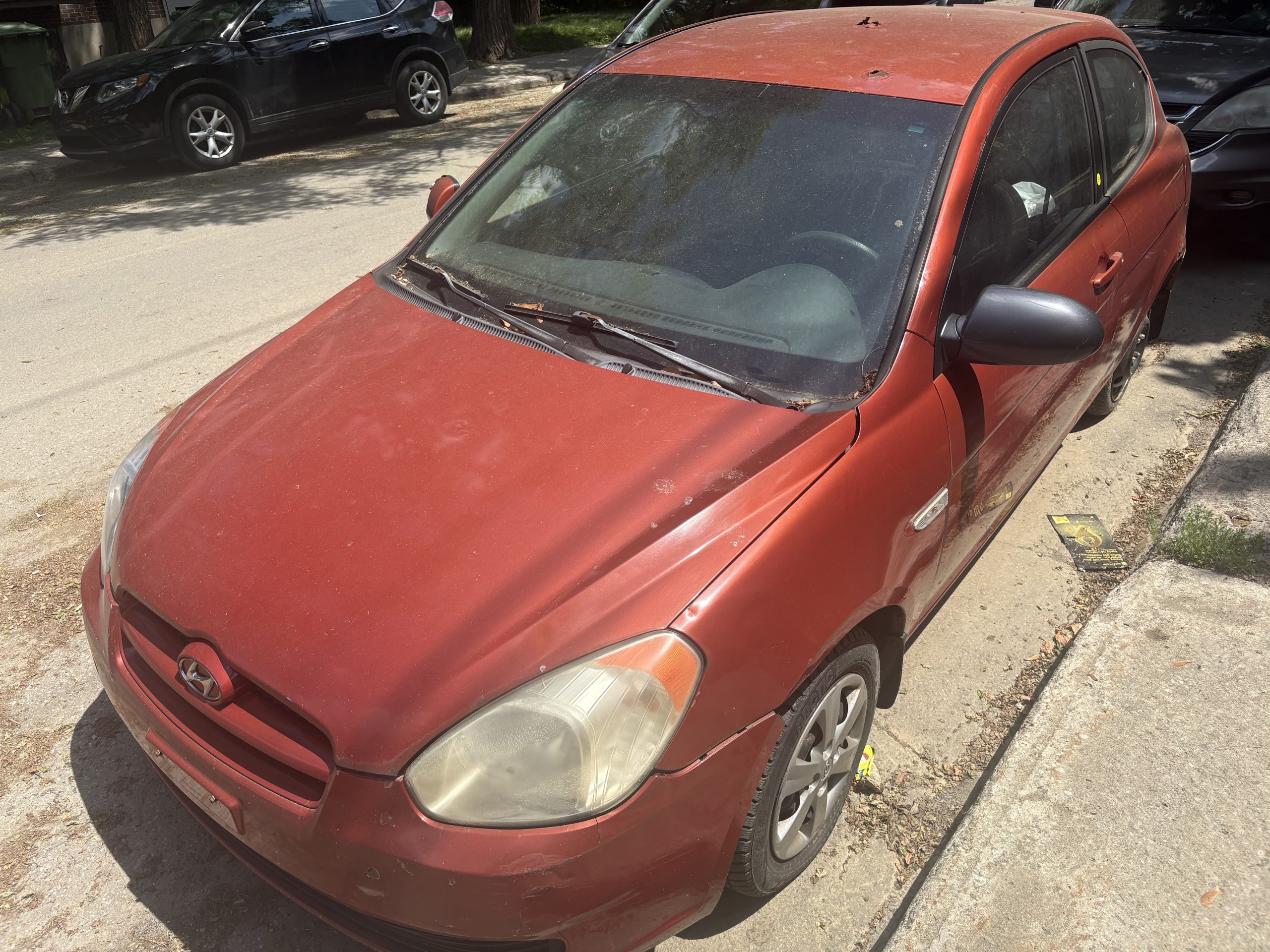 FD - HYUNDAI ACCENT 2008 ROUGE (26-1079) - photo 2