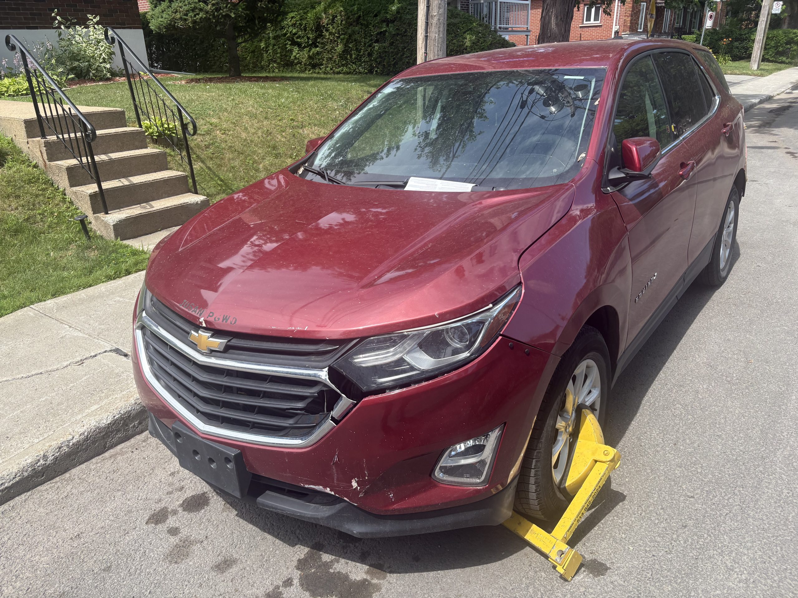 FD - CHEVROLET EQUINOX 2020 ROUGE (26-1124) - photo 2